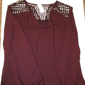 New York and company sheer long sleeve